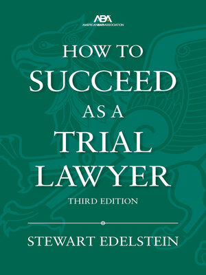 cover image of How to Succeed as a Trial Lawyer